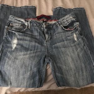 Destructed Refuge Jeans, Refuge bootcut jeans 13